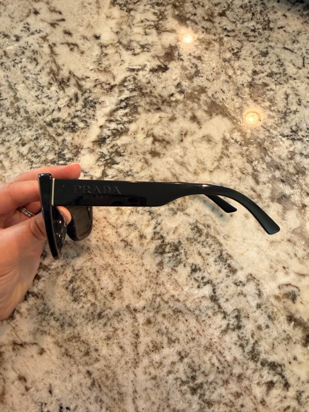 Prada Milano Black 24XS Women’s Sunglasses - Picture 3 of 10